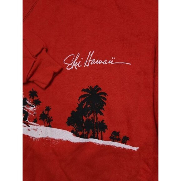Vintage Hawaiian Sweatshirt 80s Surfing Surf Ski Mens XL‎ - Picture 6 of 11